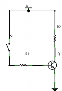 NPN transistor - using method